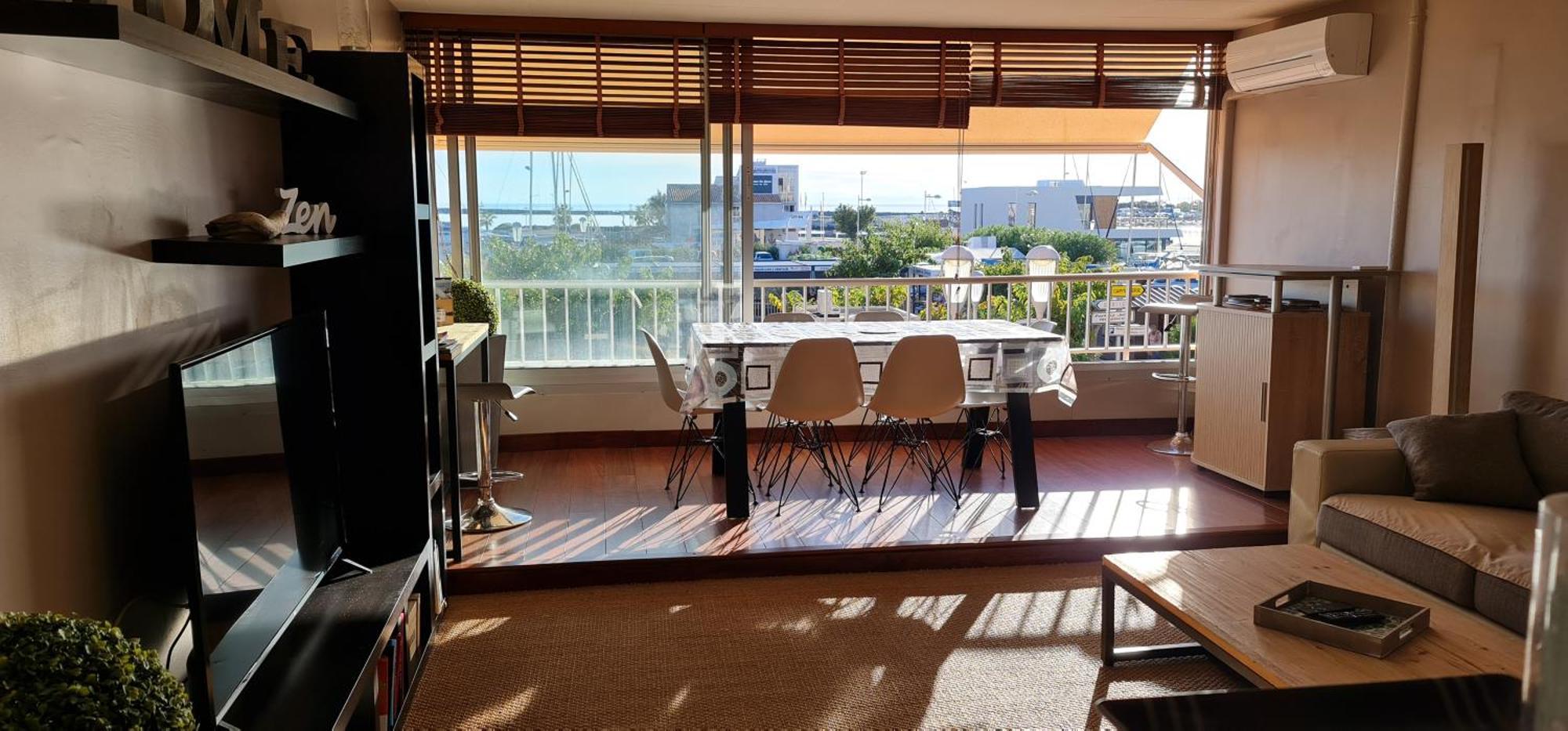 Residence De Standing La Pecherie Spacieux T3 Comme Un Cocon Familial Vue Mer Et Sur L'Avant Port Sur Le Bout Du Bout De Cap D'Agde Seule Cap En Occitanie Экстерьер фото